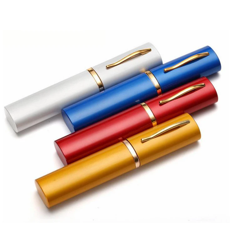 

New Fashion Reading Glasses Case Durable New Eyewear Glasses Box Aluminum Tube Aluminum Pen Fashion Eyeglasses Holder