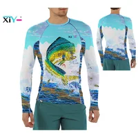 

Manufacturing Custom Design 3D Sublimation Printing Long sleeve Men's T Shirt for sale