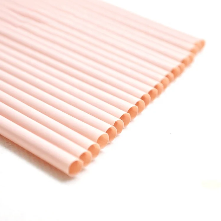 

Hot Sale Wholesale 3mm PLA Plastic Straight Straw, Pink