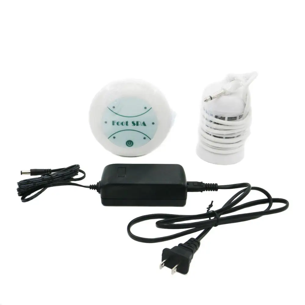 

1Set Detox Machine Ion Cleanse Ionic Detox Foot Bath Aqua Cell Spa Machine Footbath Massage Detox Foot Bath Arrays Aqua Spa, White / black