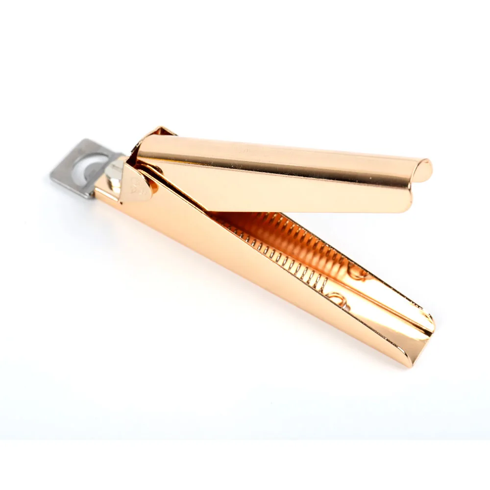 

BQAN Manicure Acrylic False Tips Edge Cutters Stainless Steel Art Tool Nail Cutter Holographic Rosegold Nail clipper, Rosegold/holographic