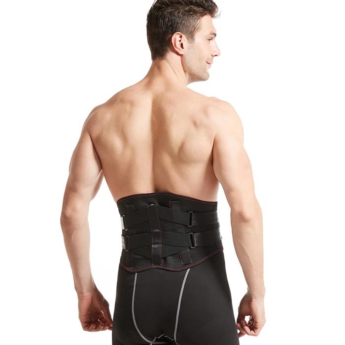 

Unisex Orthopedic Lower Lumbar Supports Fitness Waist Back Brace Sciatica Nerve Lower Back Pain, Black