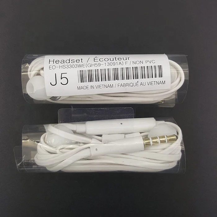 

Hot Sales Cheap Price Headset 3.5mm Handsfree headphone for S4 JB J5 Earphone With Mic And Volume Control