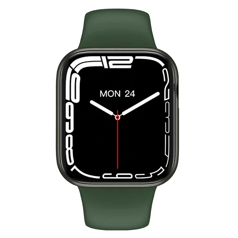 

2022 New HW37 Smartwatch Wearfit pro App Series 7 Support Location Sharing Siri Waterproof Rejoj inteligente Smart Watch 7, Black, white, pink, red, blue