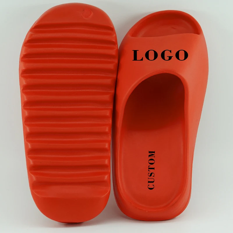 

Custom logo EVA Foam Slides Men Runner Shoes Women Slides yeezy slippers sneakers, 12 colors