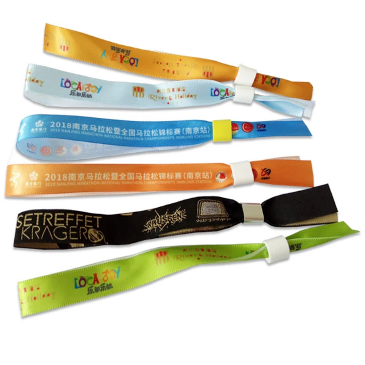 

Cheap Custom Wristbands Fabric Wristbands for Events Cloth Event Wristband