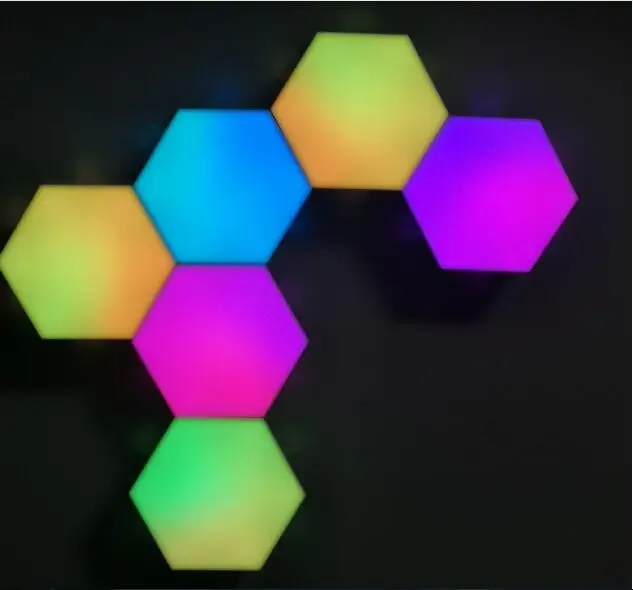 2020 Gaming Room Setup Led Light Hexagon Lights Touch RGB Hexagonal Touch Lamp