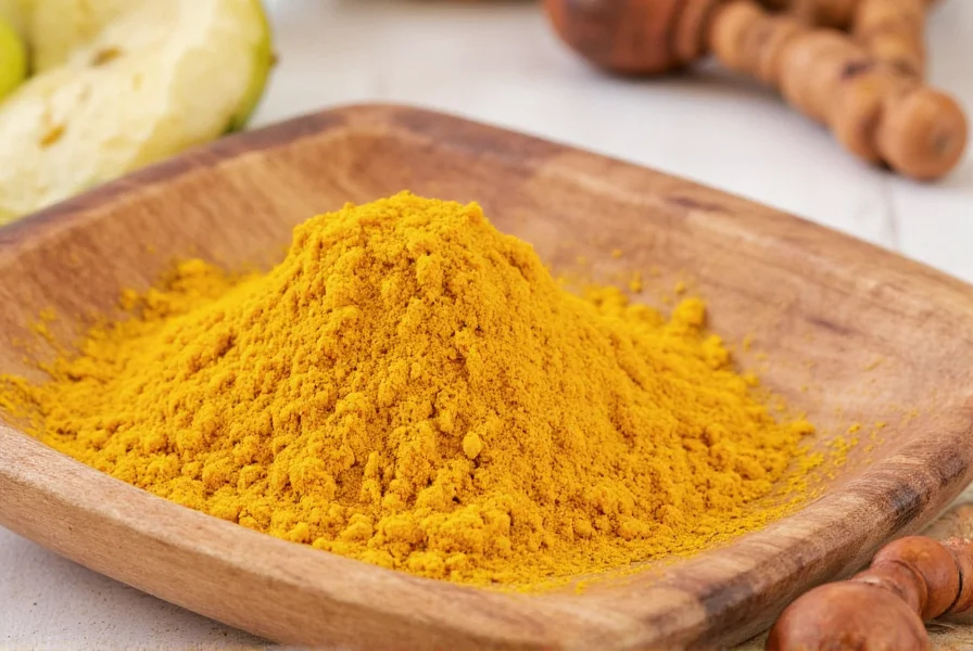 Turmeric root and powder showing natural source of curcumin