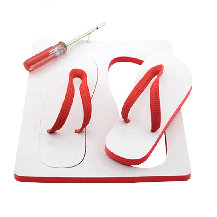 

Personalized Slippers Custom Print Sublimation Blanks Flip Flops, Customized color