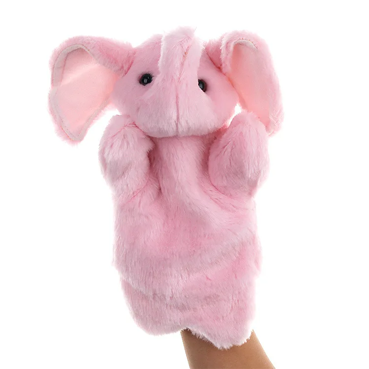 

Free Shipping animal shape puppet animal hand puppet cheap price, Colorful