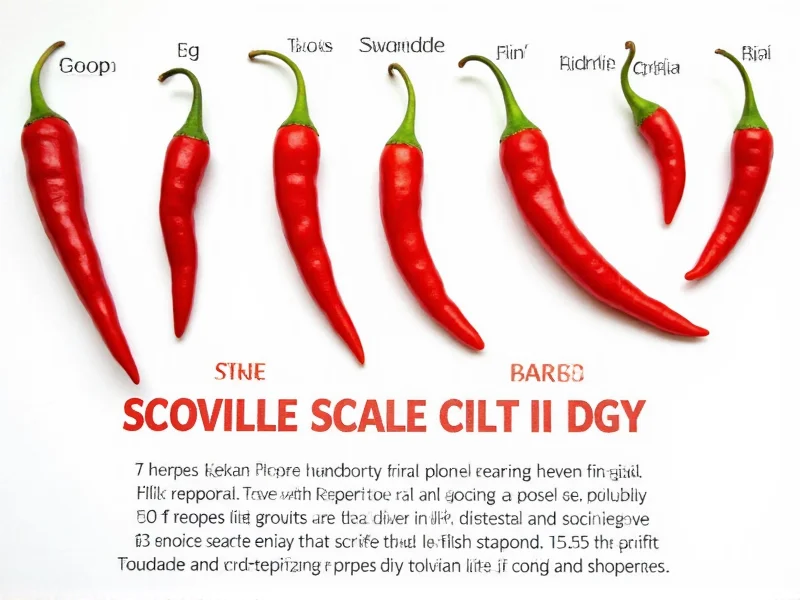 Scoville Scale Peppers List: Complete Heat Levels Guide