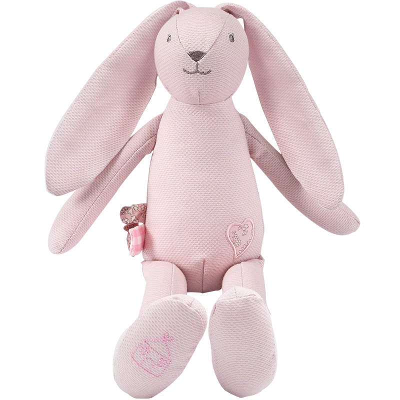 

OEKO-TEX organic soft cotton rabbit stuffed toy 40cm stuffed animal bunny plush toys stuffed animal dolls for girls toy