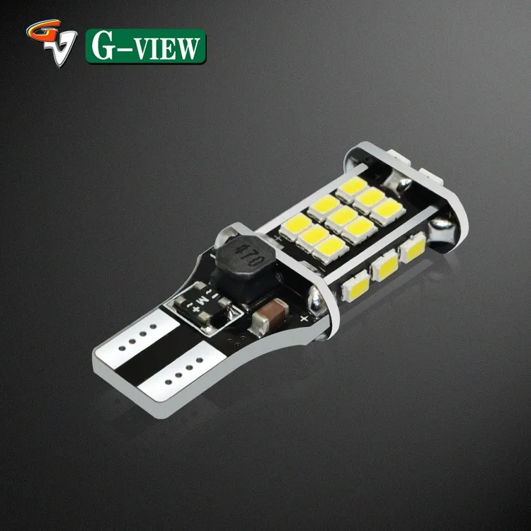 G-View American Aftermarket hot selling 921 T15 flash Red brake auto led light bulbs