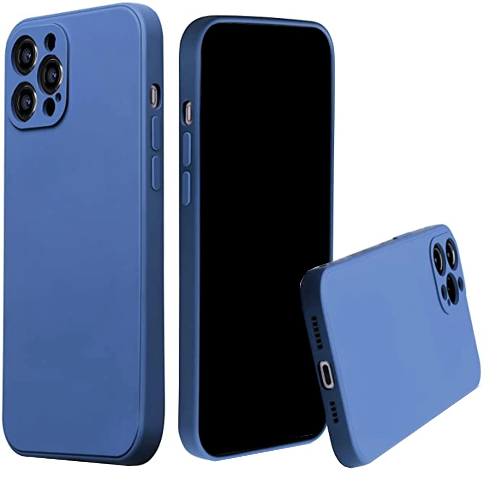 

Silicone Shockproof Protective for iPhone Case 13 12 11 X XS Full Cover Enhanced Camera Protection, 9 colors