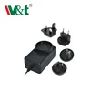 15v1a 12v2a 12v1.5a interchangeable dc power adapter with us saa eu uk plug approved safety standard 60950 61558 60347 60601