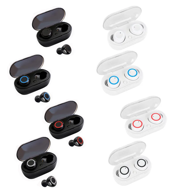 

Bt5.0 Tws Sound Perfect High Quality Wireless Earbuds, Black white red