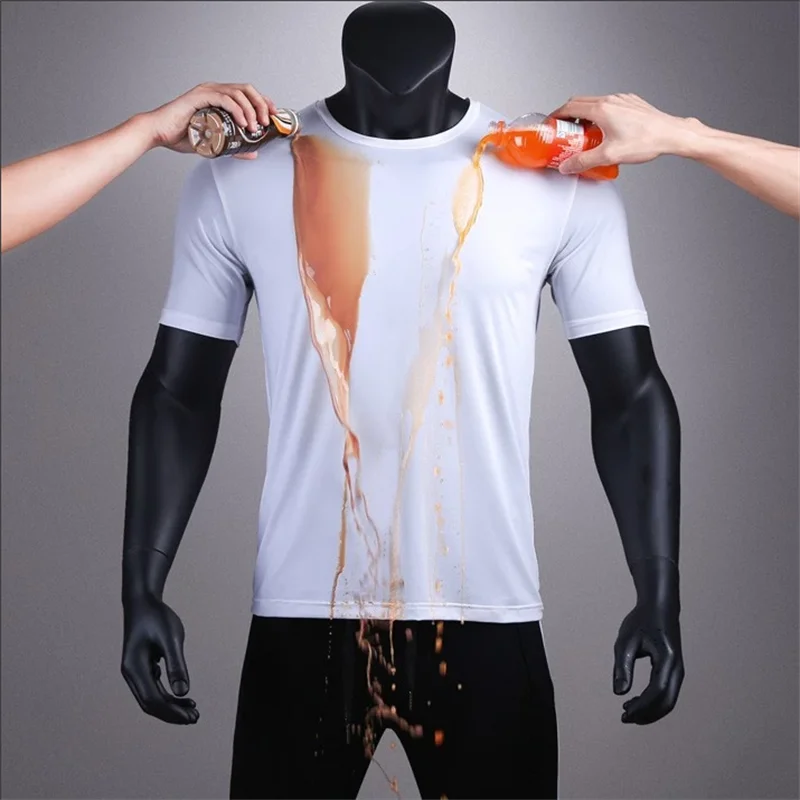 

TS280 Men's T-shirt high-tech hydrophobic waterproof antifouling breathable quick dry short sleeve