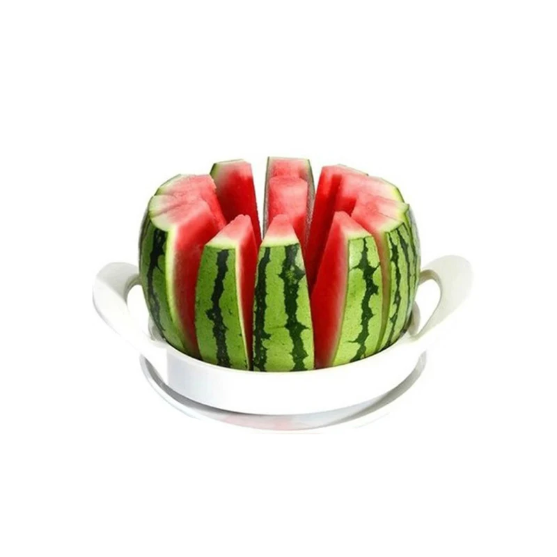 

One Stop Shopping Large Watermelon Slicer Home Stainless Steel Fruit Cutter Peeler Corer for Cantaloup
