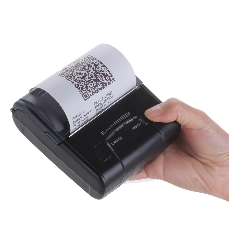 

China supplier hot sell 80mm wifi+BT mobile pos thermal printer with lagger battery support barcode printing