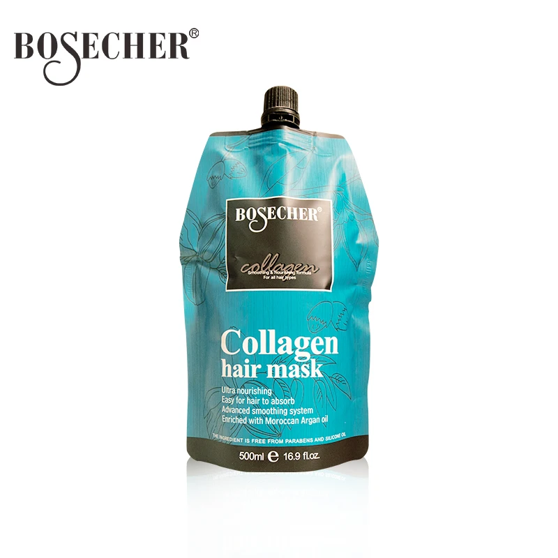 

Bosecher branded collagen hair mas k hair treatment in stock RTS best selling items for damage hair repairing