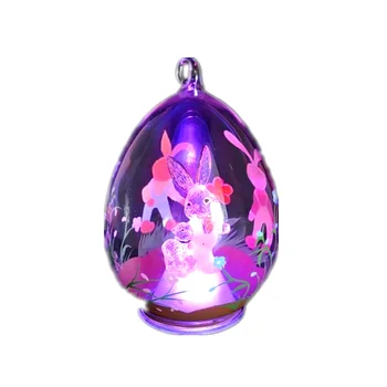 Vetro Colorato Disegno Uovo Di Pasqua Con Luce A Led E Coniglio Allinterno Buy Uovo Di Pasquaconigliovetro Uovo Di Pasqua Product On Alibabacom