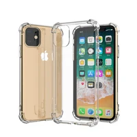 

For iPhone 7 8 X XS 11 Pro Max XR Case Transparent Clear Bumper Raised Corner Phone Cover for iPhone 11 Case Shockproof