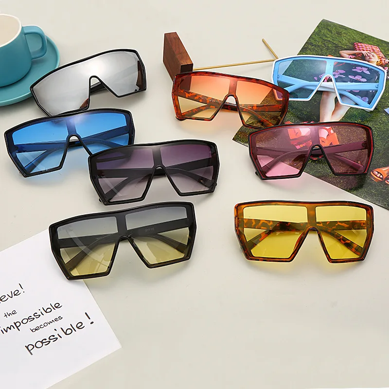 

Finewell newest sunglasses oversized fashion sunglasses gafas italiana black and yellow sunglasses 2021