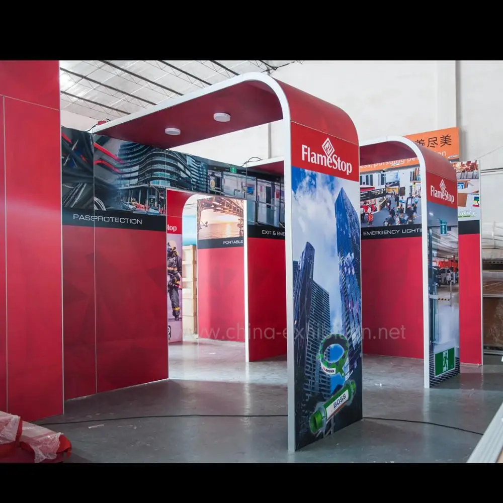 
Trade Show Booth New Product Knock Down Expo Booth Fabrication 