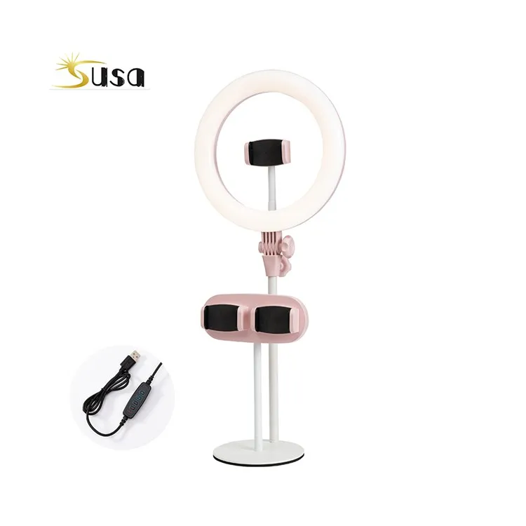 10 Inch Led Video Lamp Ring Light Phone 3000K-6000K For Tiktok Makeup Photography