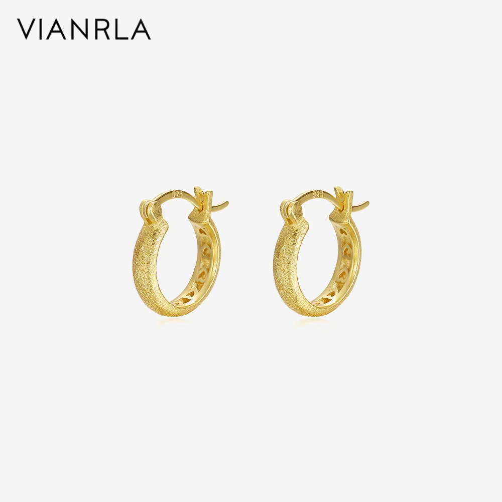 

VIANRLA 18K Gold Earring Jewelry Hoop Earrings Women's Jewelry Laser Custom Logo