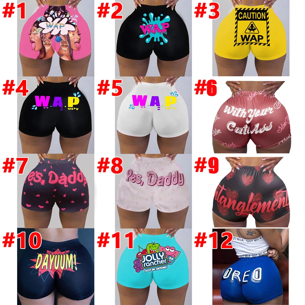 

Factory Price Candy Colorhot pants short for women Fashion Running Sports Biker Shorts Summer Snack Women Shorts, Picture shows