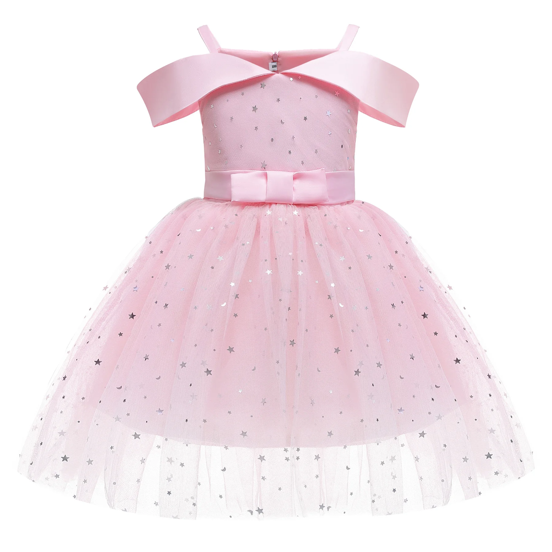 

2022 new Girl's dresses new children's Aisha princess dress sequin birthday petty catwalk dress, Customized color