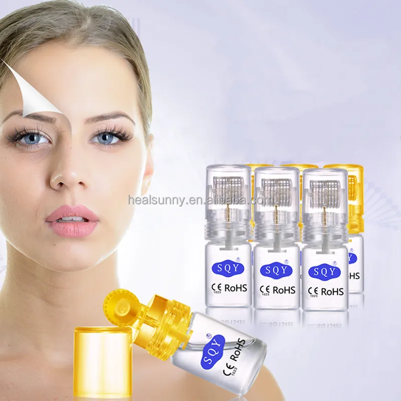 

New Face Care Skin Roller Dermaroller Micro Needle Titanium Derma Roller, 2 colors