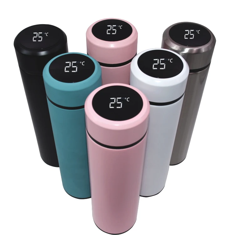 

Home Multi-Scenes Portable Smart Stainless Steel Travel Insulated Mug 500ML