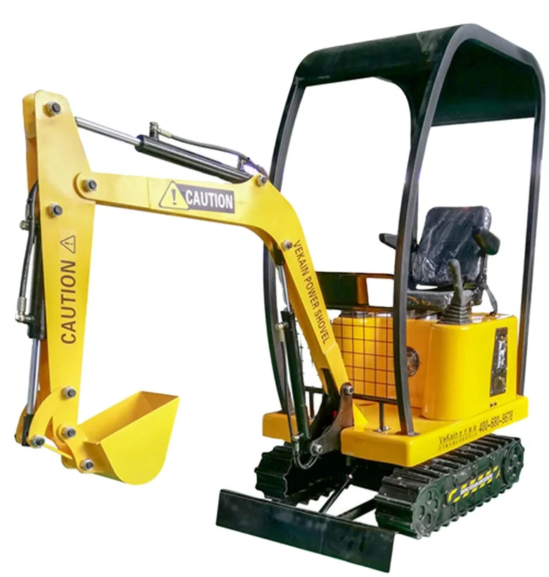 

VEKAIN Children's Mini Amusement Excavator 180 Degree Rotation Manufacturer Manufacturer Price Sells Good Machine, Yellow
