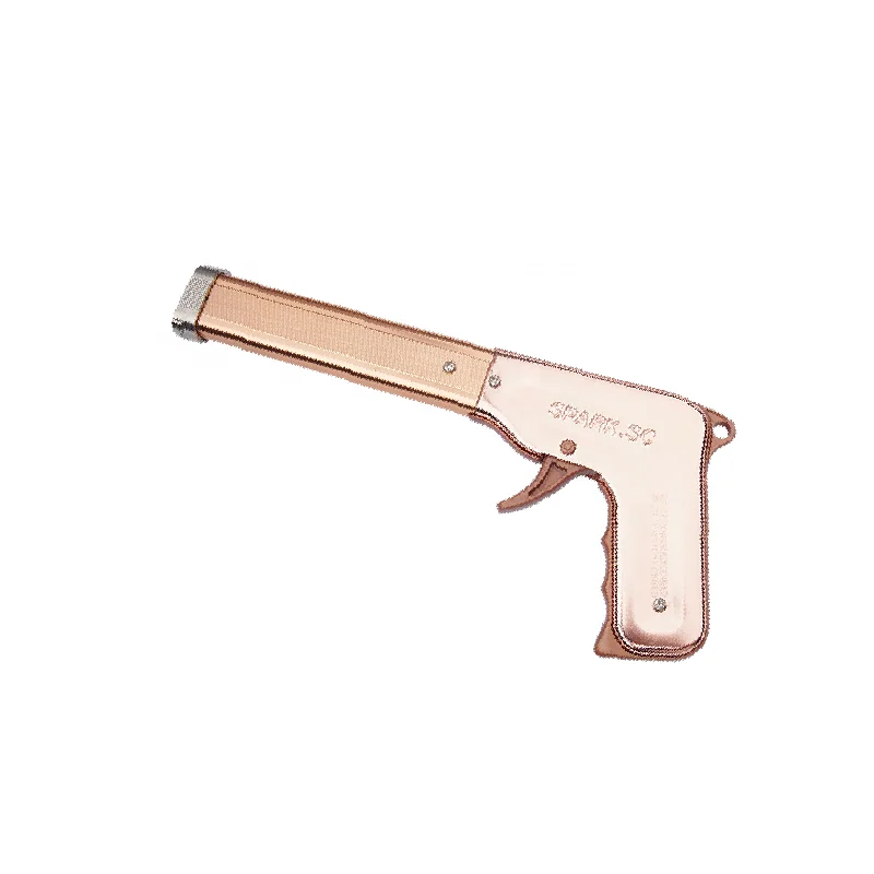 

2021 New Kitchen Accessories Cheap Rose Gold Metal Gun Lighter Igniter Burner for Gas Stove Bbq Candle Cigarette, Yellow gold / rose gold