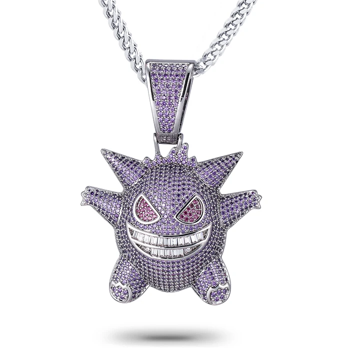 

Missjewelry High Quality Custom Urban Jewelry Bling Bling Hip Hop Monster Pendant Men