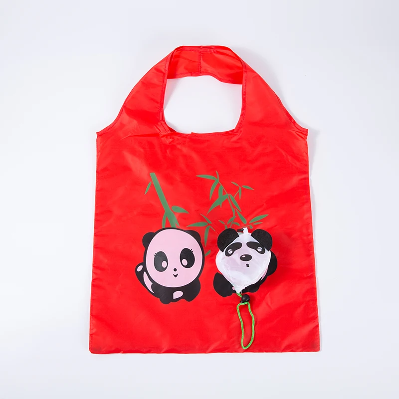 Panda Bear Kawaii Friends Foldable Shopping Bag 
