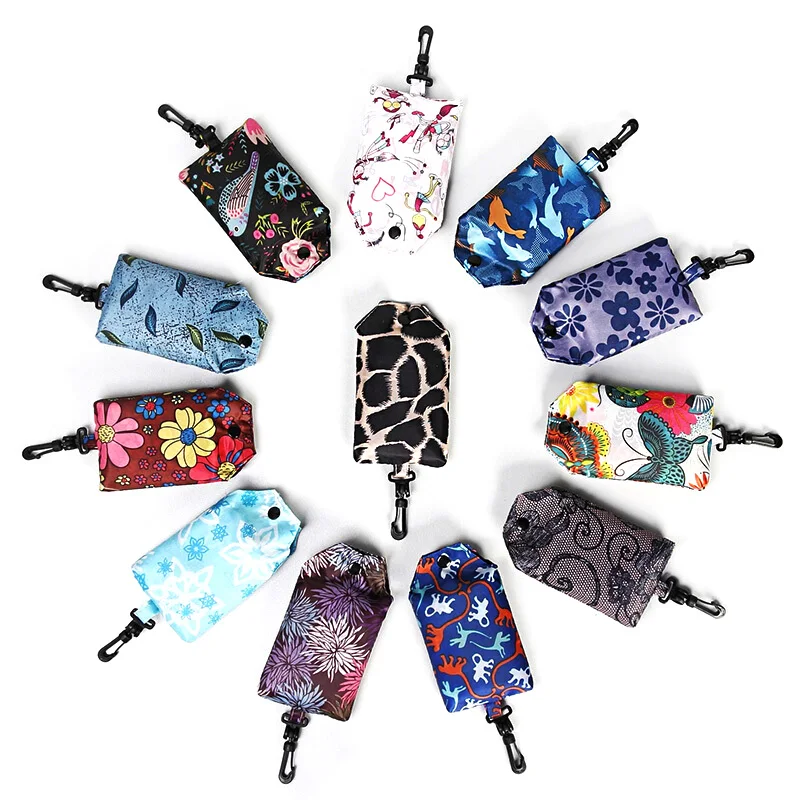

Eco recycle foldable print shopping bag tote bag promotional reusable grocery shopping bags pouch, Customized logo