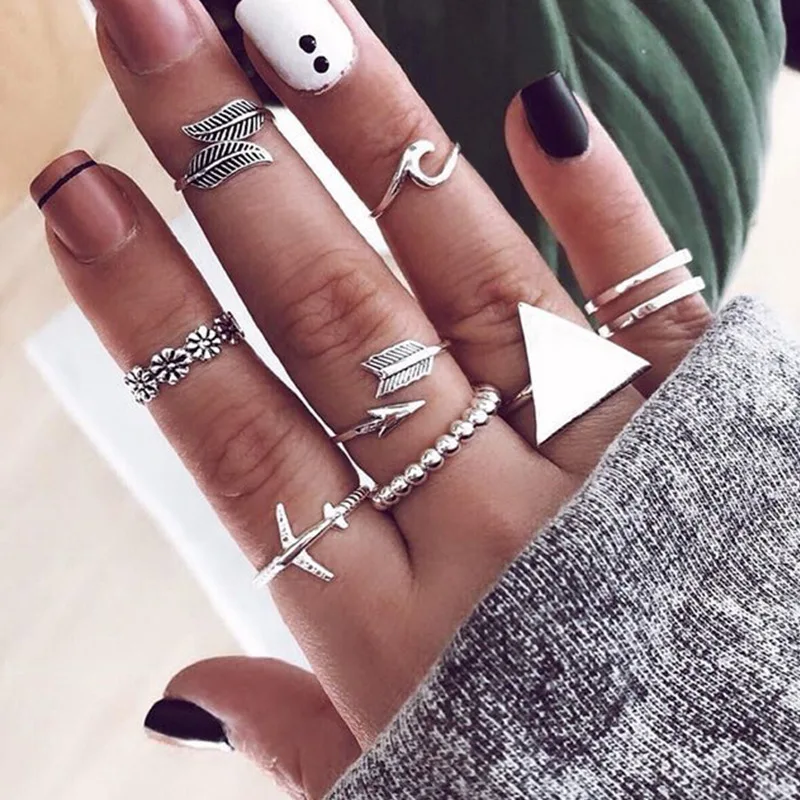 

Fashion silver arrow ring set for women Wholesale N910164, Picture