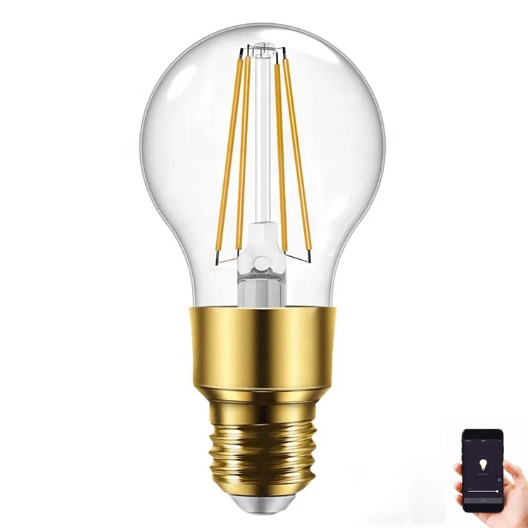 E14 e26 e27 wifi led bulb Smart bulb Alexa wifi smart bulb Controlled by Tuya App Alexa and Google