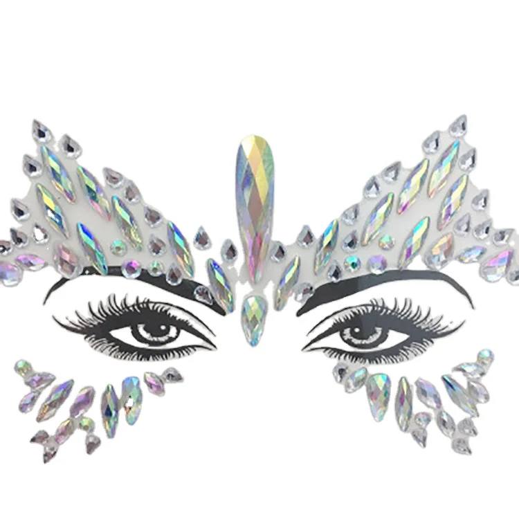 

Funtoninght new arrival face beauty equipment face sticker decoration eye stickers for christmas decoration supplies, Colorful