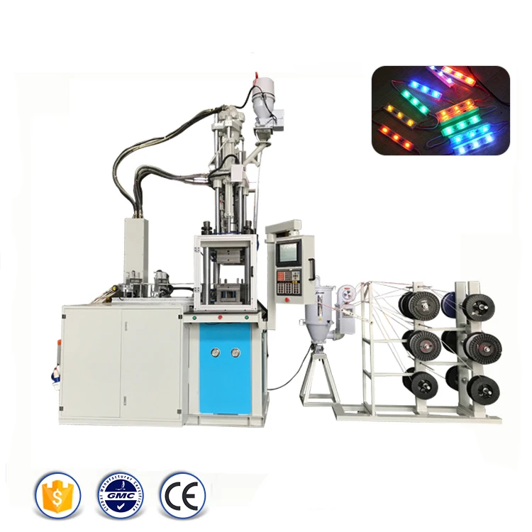 Custom RGB SMD LED Flex Strip Rope Light Module Vertical Injection Making Molding Machine