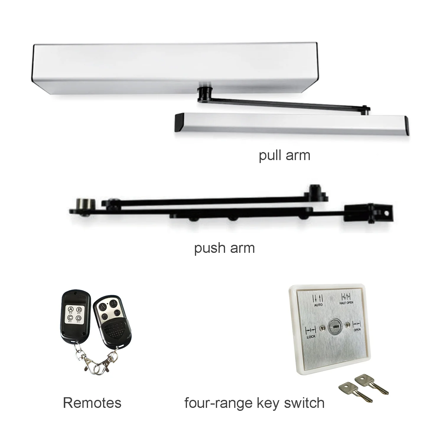 
DSW100N steel door electric automatic swing door opening operator mechanism 