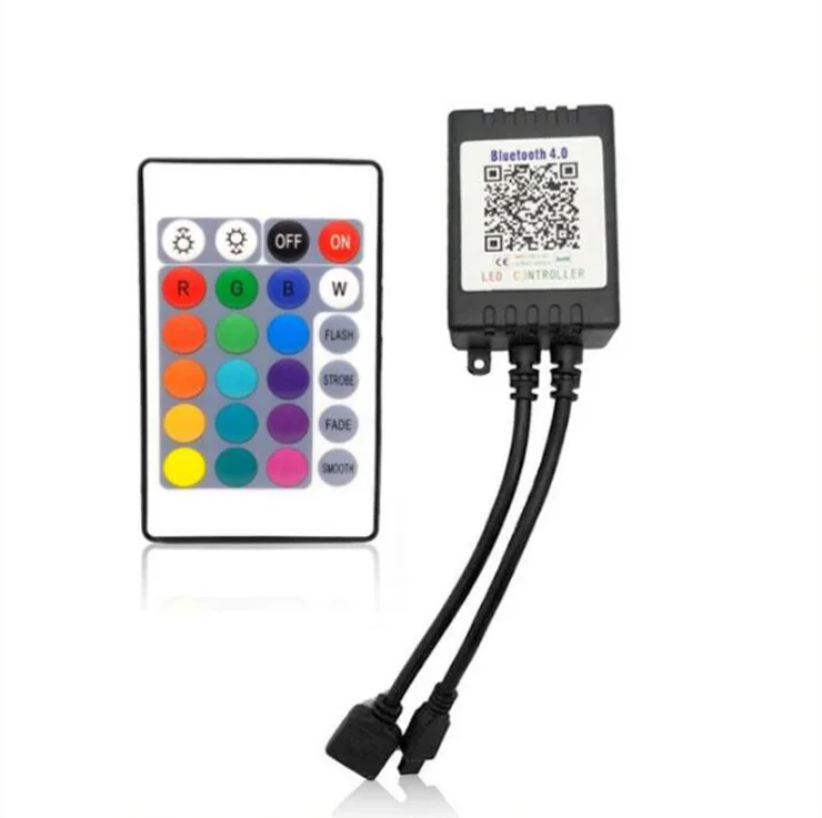 

LED Controller 12V 24V 6A for RGB Strip Light Smart APP Control, Black