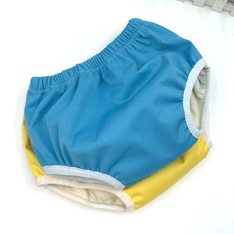 

Nangongfuan breathable organic toddler training pants reusable diaper cloth, Multi color,custom,we have many colors for your choice