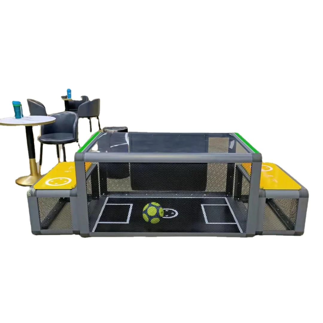 

Subsoccer makes everyone a With Subsoccer age is no issue anyone can play two people play football, Picture