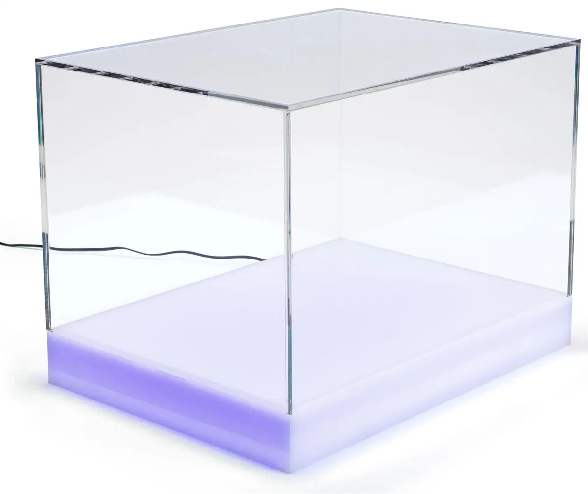 Countertop Led Lighted Acrylic Display Case Box Collectibles Display