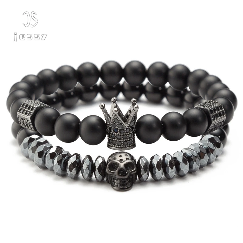 

Jessy Jewelry 2020 Jewelry Wholesale Dainty Stainless Steel Charm Fashion Accessory Men Bracelet, As shown