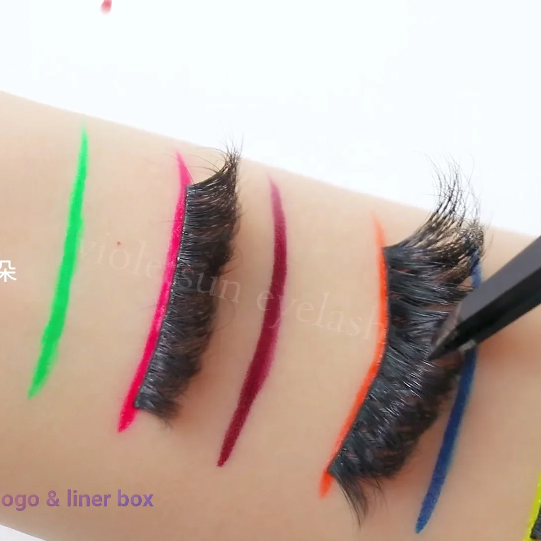 

Adhesive eyeliner pen MSDS certificate vendor sticky eyeliner pen for full strip eyelashes, Black